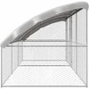 Šunų narvas 3 vnt. Sidabro 6 x 2 x 2 m Galvanizuotas plienas