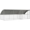 Šunų narvas 3 pcs Sidabro 6 x 2 x 2 m Galvanizuotas plienas