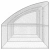Šunų narvas 3 pcs Sidabro 6 x 2 x 2 m Galvanizuotas plienas