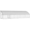 Šunų narvas 4 vnt. Sidabro 8 x 2 x 2 m Galvanizuotas plienas