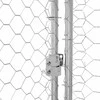 Šunų narvas 4 pcs Sidabro 8 x 2 x 2 m Galvanizuotas plienas