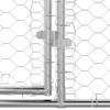 Šunų narvas 4 pcs Sidabro 8 x 2 x 2 m Galvanizuotas plienas