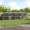 Šunų narvas 4 pcs Sidabro 8 x 2 x 2 m Galvanizuotas plienas