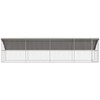 Šunų narvas 4 pcs Sidabro 8 x 2 x 2 m Galvanizuotas plienas