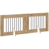 Šunų vartai su stovais 2 pcs Artisano ąžuolo 80 x 60 cm