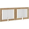 Šunų vartai su stovais 2 pcs Artisano ąžuolo 100 x 80 cm