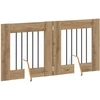 Šunų vartai su stovais 2 pcs Artisano ąžuolo 60 x 60 cm
