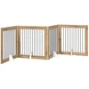 Šunų vartai su stovais 4 pcs Artisano ąžuolo 100 x 100 cm