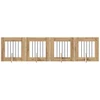Šunų vartai su stovais 4 pcs Artisano ąžuolo 60 x 60 cm
