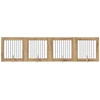Šunų vartai su stovais 4 pcs Artisano ąžuolo 80 x 80 cm