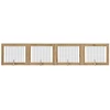Šunų vartai su stovais 4 pcs Artisano ąžuolo 100 x 80 cm