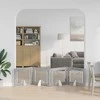 Šunų vartai su stovais 4 pcs Pilka sonoma ąžuolo 80 x 60 cm