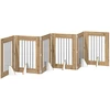 Šunų vartai su stovais 6 pcs Artisano ąžuolo 60 x 80 cm
