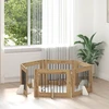 Šunų vartai su stovais 6 pcs Artisano ąžuolo 80 x 60 cm
