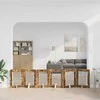 Šunų vartai su stovais 6 pcs Dūminio ąžuolo 60 x 80 cm