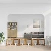 Šunų vartai su stovais 6 pcs Sendintos medienos 80 x 60 cm