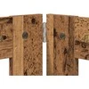 Šunų vartai su stovais 8 pcs Sendintos medienos 60 x 60 cm
