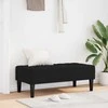 suoliukas su pagalve Juoda 113 x 57 x 39 cm Aksomas