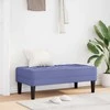 suoliukas su pagalve Džinsinės mėlynos 113 x 57 x 39 cm audinys