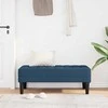 suoliukas su pagalve Mėlyna 113 x 57 x 39 cm audinys