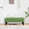 suoliukas su pagalve Šviesiai žalia 113 x 57 x 39 cm Aksomas