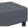 suoliukas su pagalve Tamsiai pilka 113 x 57 x 39 cm Aksomas