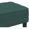 suoliukas su pagalve Tamsiai žalia 113 x 57 x 39 cm Aksomas