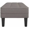 suoliukas su pagalve Taupe 113 x 57 x 39 cm audinys