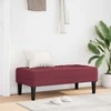 suoliukas su pagalve Vyno raudona 113 x 57 x 39 cm audinys