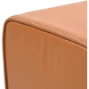 suoliukas 110 x 30 x 45 cm Tikra oda Ruda