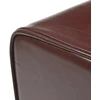 suoliukas 110 x 30 x 45 cm Tikra oda Tamsiai rudas