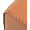 suoliukas 40 x 30 x 45 cm Tikra oda Ruda