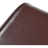 suoliukas 40 x 30 x 45 cm Tikra oda Tamsiai rudas