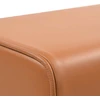 suoliukas 60 x 30 x 45 cm Tikra oda Ruda