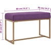 Suoliukas, 80cm, violetinis, aksomas