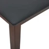 Suoliukas 90 cm Ruda medžio masyvo guma
