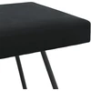 suoliukas Paprastas Juoda 80 x 40 x 45 cm Aksomas