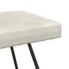 suoliukas Paprastas Kreminė 80 x 40 x 45 cm Aksomas