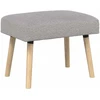 suoliukas Paprastas Šviesiai pilka 60 x 40 x 45 cm Bouclé