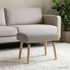suoliukas Paprastas Šviesiai pilka 60 x 40 x 45 cm Bouclé