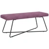 suoliukas Paprastas Violetinė 110 x 40 x 45 cm Aksomas