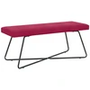 suoliukas Paprastas Vyno raudona 110 x 40 x 45 cm Aksomas