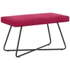 suoliukas Paprastas Vyno raudona 80 x 40 x 45 cm Aksomas