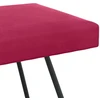 suoliukas Paprastas Vyno raudona 80 x 40 x 45 cm Aksomas