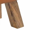 suoliukas Ruda 110 x 30 x 45 cm Tikra oda
