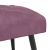 Suoliukas su mygtukų įsiuvais Violetinė 110 x 40 x 46 cm