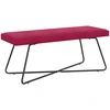 suoliukas Vyno raudona 110 x 40 x 45 cm Aksomas