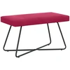 suoliukas Vyno raudona 80 x 40 x 45 cm Aksomas