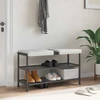 Suoliuko pagalvė 2 vnt. Dirbtinė oda Balta Gylis 35 cm