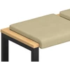 Suoliuko pagalvė 2 vnt. mančester Pilkai žalia Gylis 35 cm